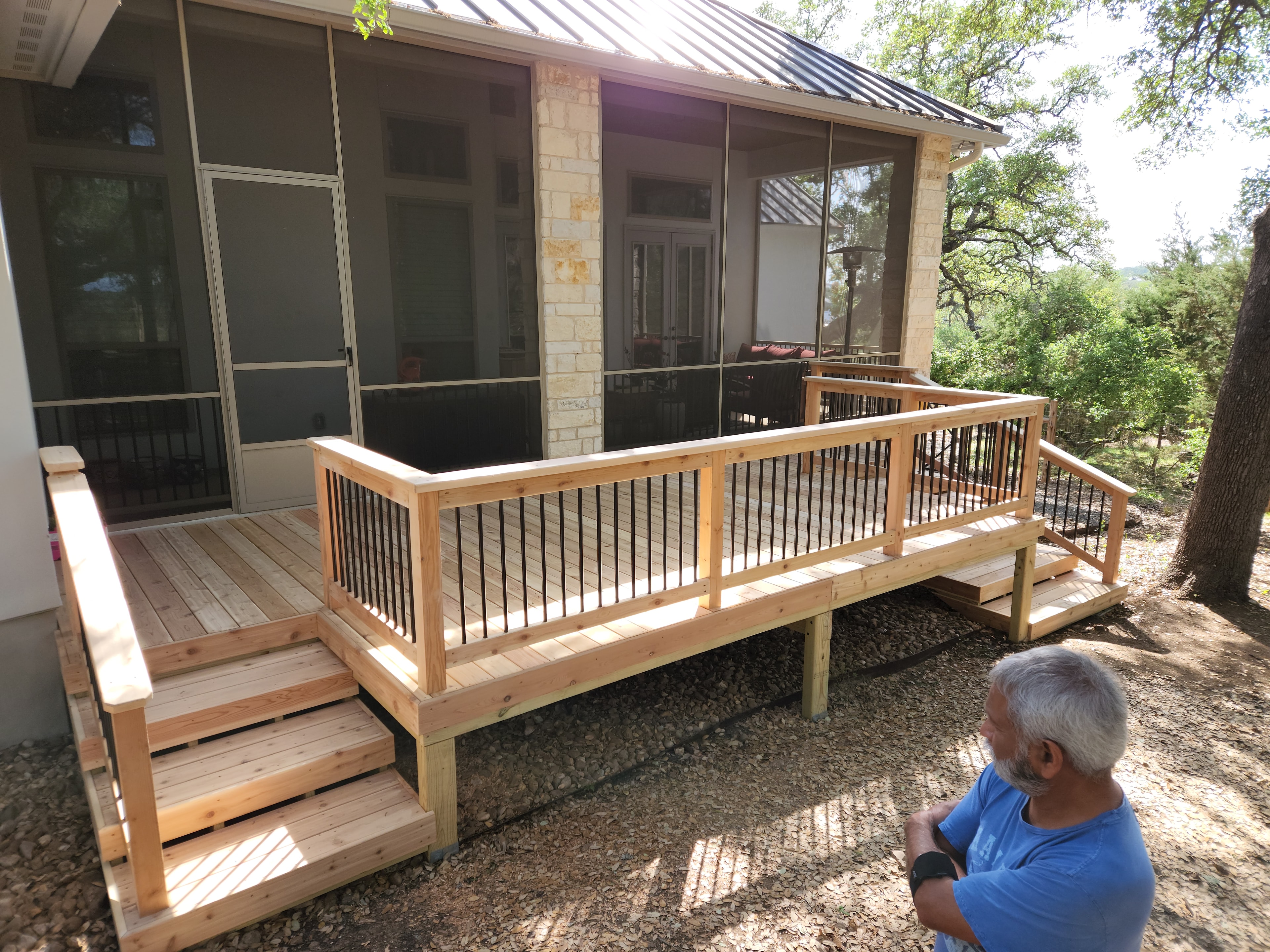 Elevated Cedar Deck