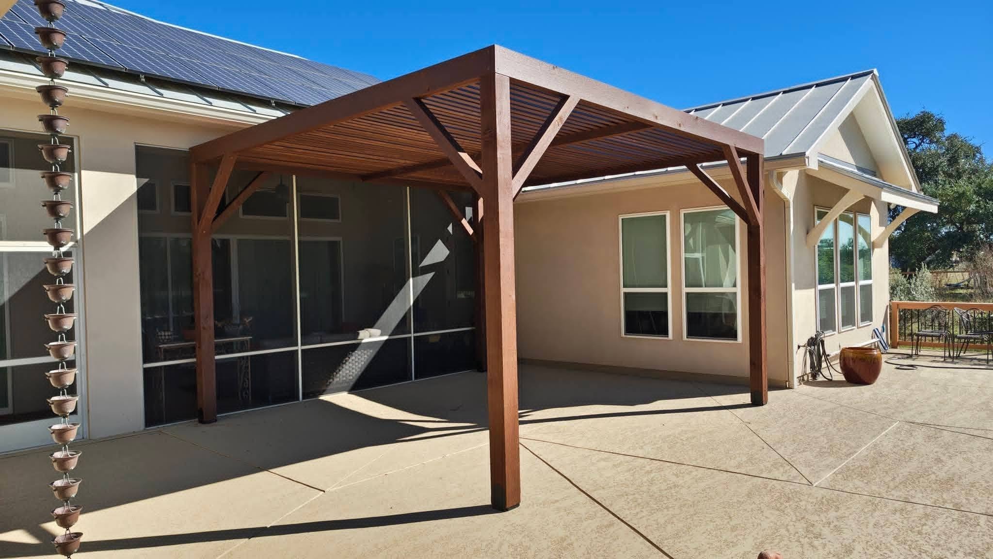 Modern Cedar Pergola